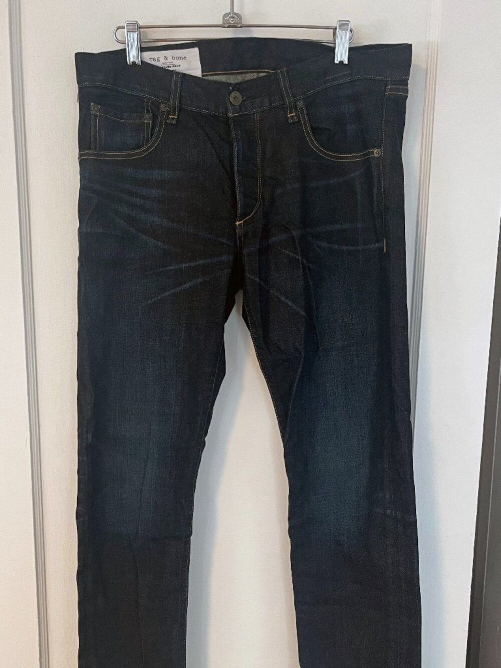 Rag & Bone Slim Skinny Fit 2 Indigo Denim Jean
